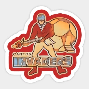 Canton Invaders Soccer Sticker